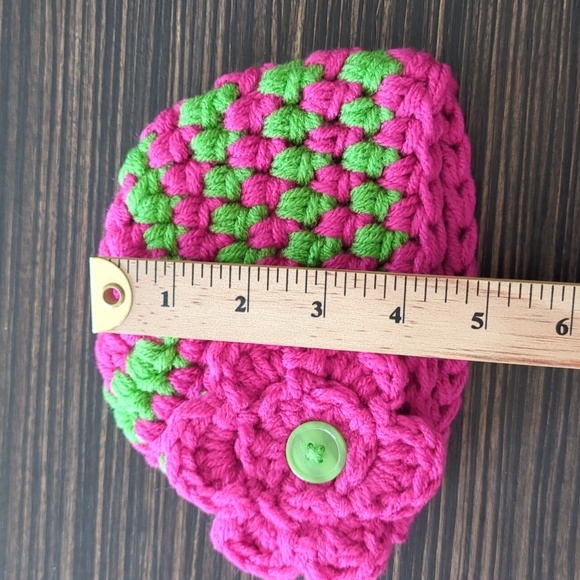 Newborn knitted colorful hat - perfect for photoshoots - Picture 5 of 5